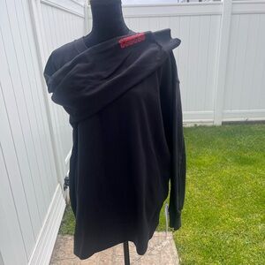 lululemon athletica Black Sweater with Red Accents